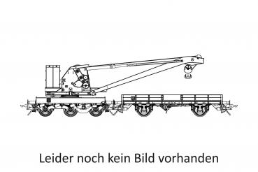 Kran Wyhlen, DB, Ep.4, grün, mit Schutzwagen